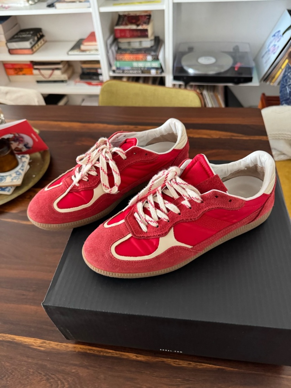Alohas TB.490 RIFE SHEEN RED LEATHER - Picture 3 of 6